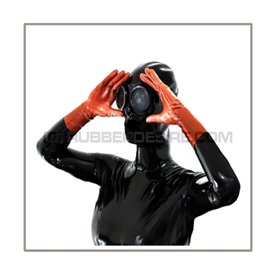 Black latex glasses G-STEAM